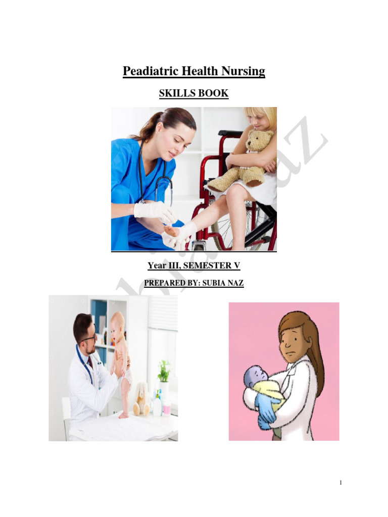 Peads Skills Book For Students Final | PDF | Neonatal Intensive Care ...