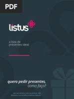Listus - Serviço Agregador de Lista de Presentes