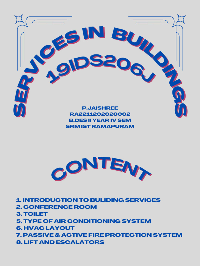 Building Services Overview and Layouts | PDF | Air Conditioning | Building