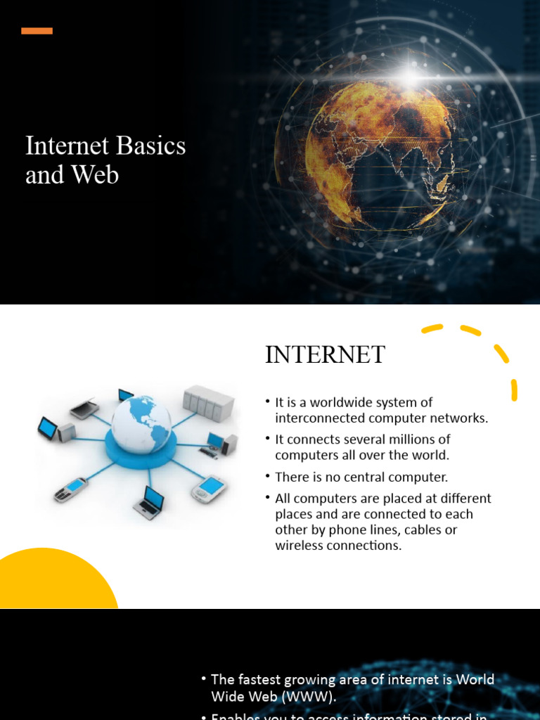 Lesson 10 - Internet Basics and Web | PDF | World Wide Web | Internet & Web