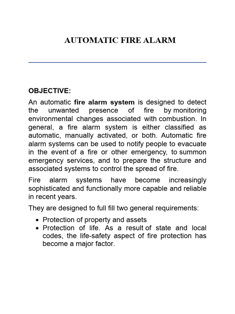 AUTOMATIC FIRE ALARM-Infrared Flame Sensor | PDF | Infrared | Fires