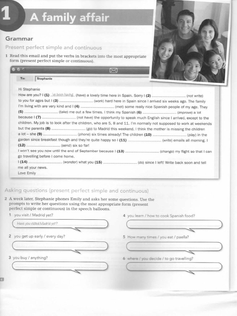 FCE Workbook Units 1 and 2 | PDF