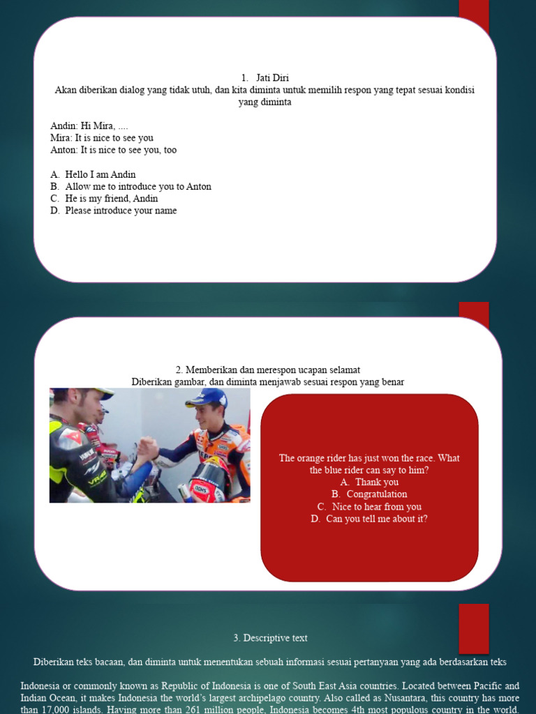 Dialogs and Text Comprehension Exercises | PDF