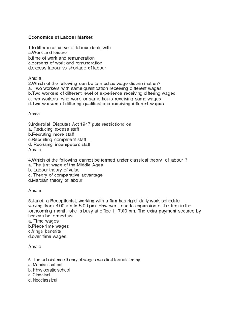 sample-economics-of-labour-market-pdf-labour-economics-wage