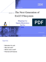 Ext4: The Next Generation of Ext2/3 Filesystem: Mingming Cao Suparna Bhattacharya Ted Tso IBM