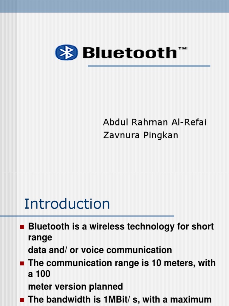 Bluetooth Basics for Tech Enthusiasts | PDF | Computers | Technology ...