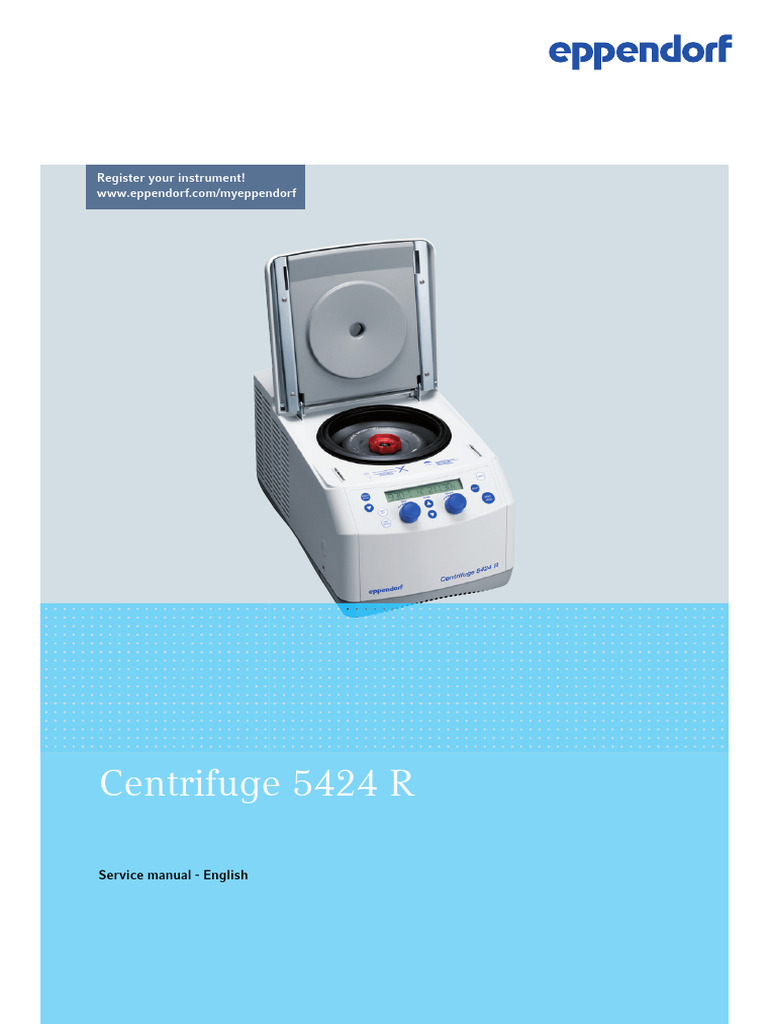 Eppendorf 5424 R Centrifuge Manual | PDF | Capacitor | Printed Circuit ...