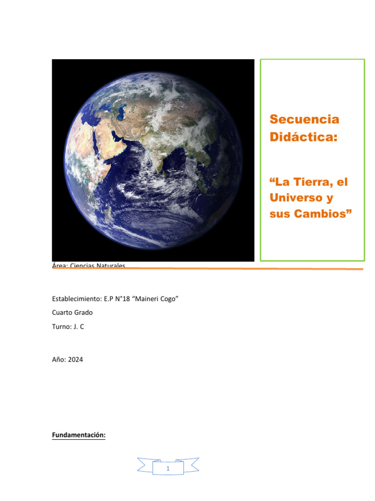 "Explorando la Tierra y el Universo" | PDF | Tierra | Luna