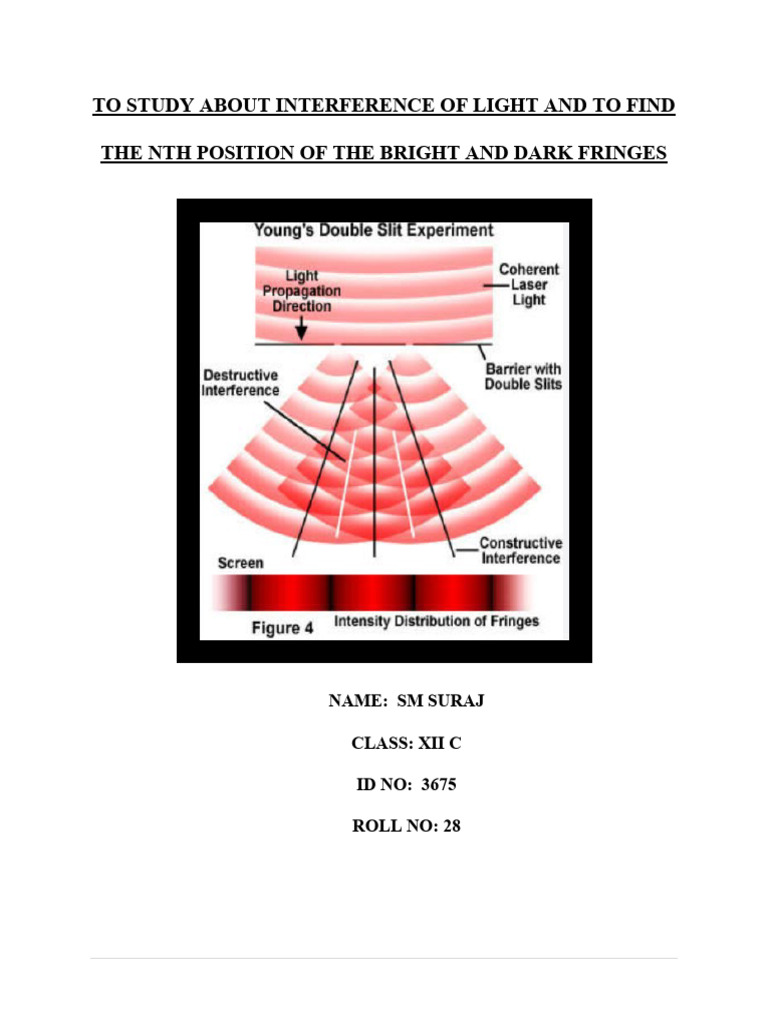 Physics Sample Pdf Interferometry Optics