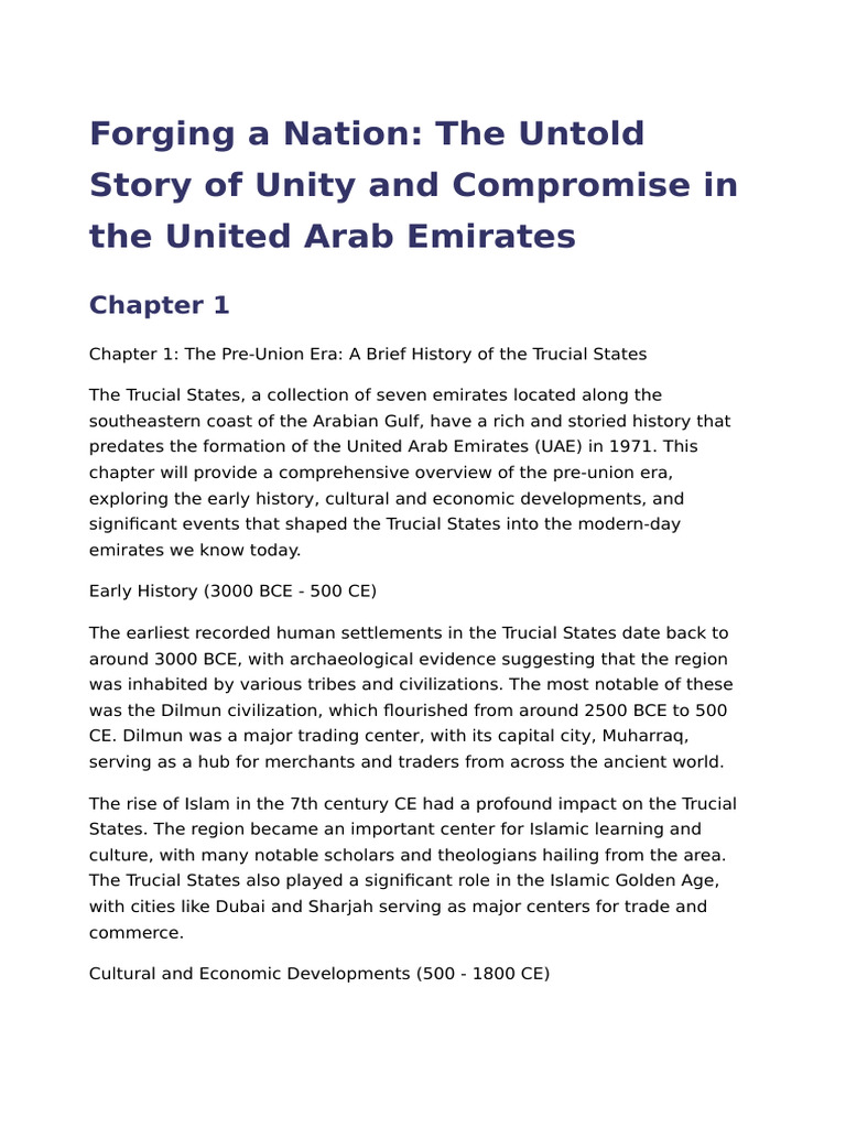 A Nation The Untold Story of Unity and Compromise in The