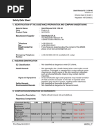 Valvoline 15W-40 Engine Oil SDS | PDF | Dangerous Goods | Toxicity