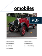 Automobiles Report