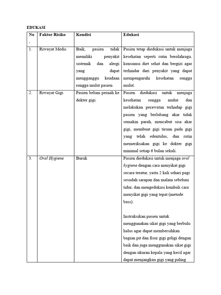 EDUKASI | PDF | Kesehatan Holistik