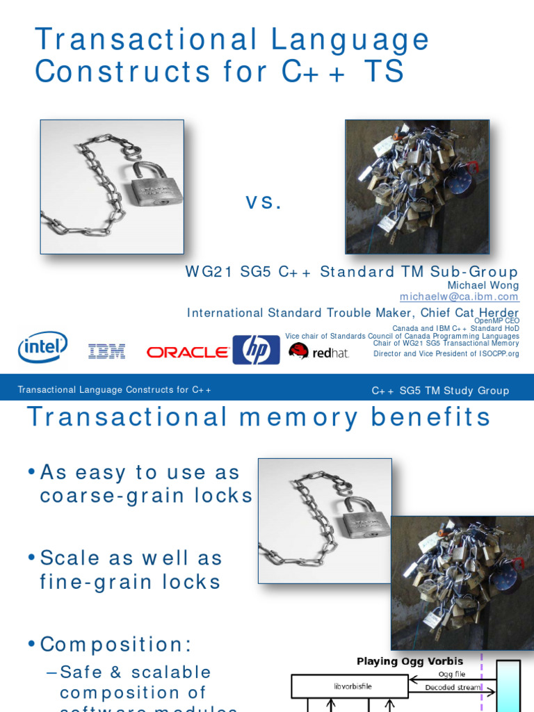 C++ Transactional Memory Guide | PDF | C++ | Thread (Computing)