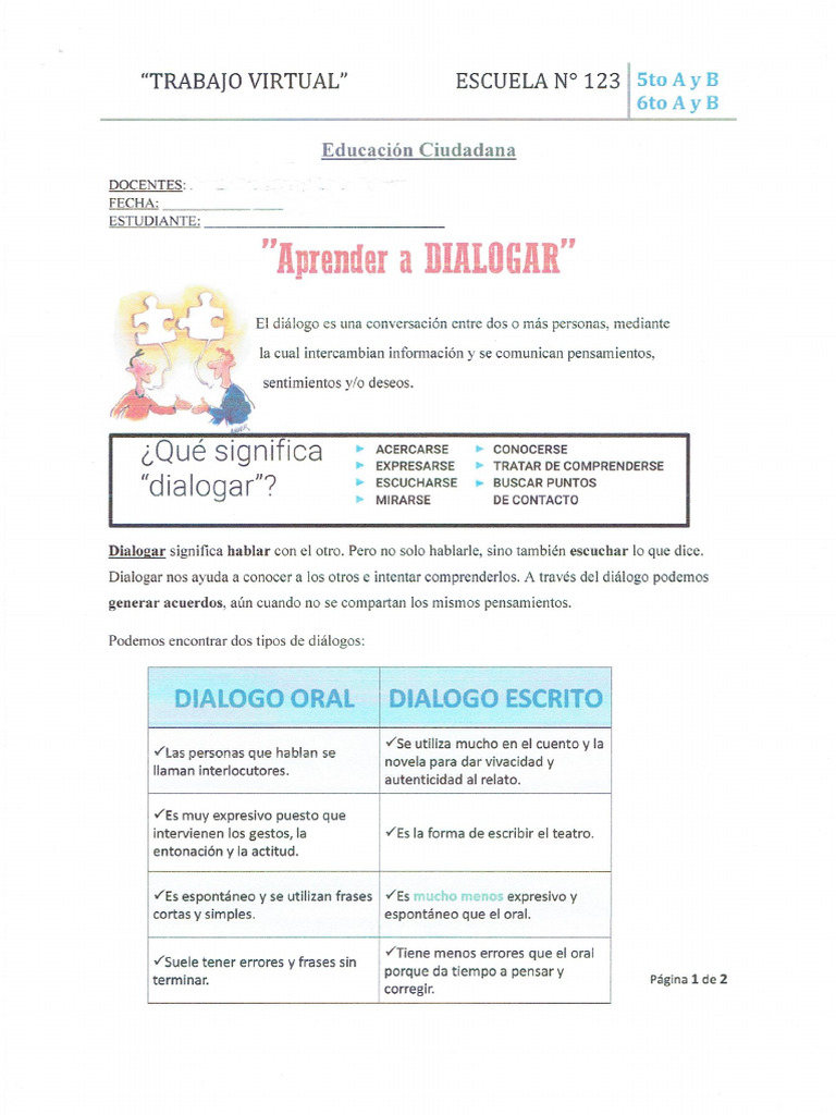 Aprender A Dialogar | PDF