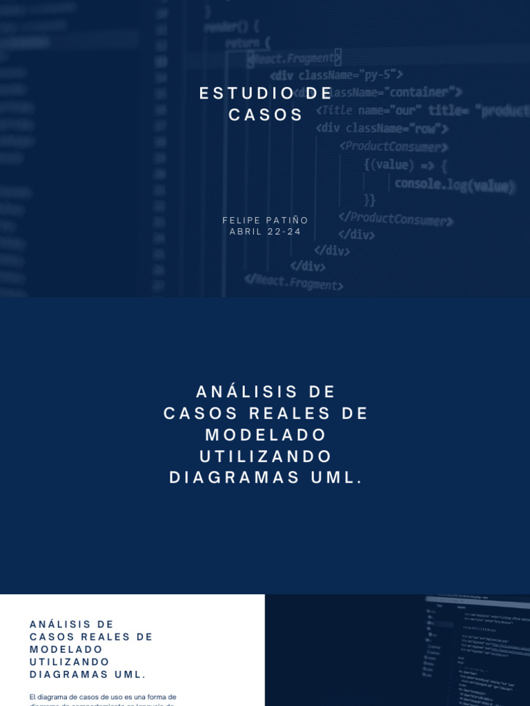 Análisis de Diagramas UML en Casos de Uso | PDF | Lenguaje de modelado ...