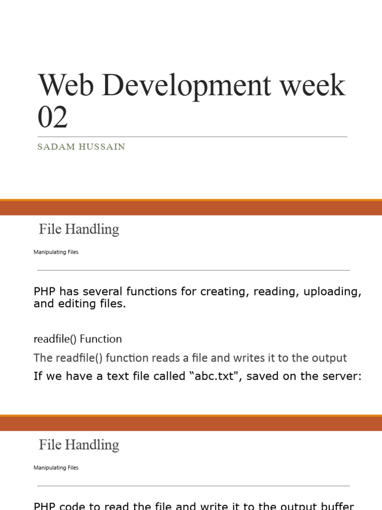 Week 03 Lec 02 File Handling | PDF | Computer File | Text File