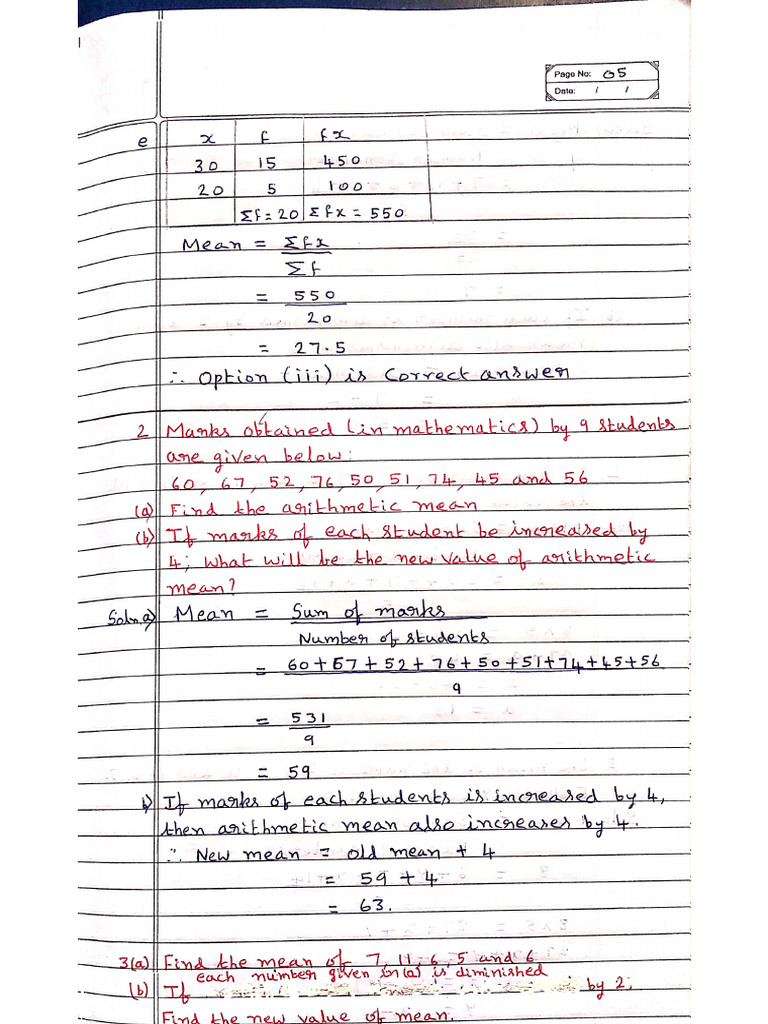L24. Exercise 24 (A) Q2 - Q10 | PDF