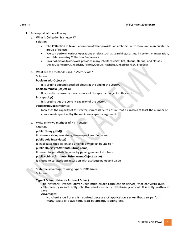 その他 Java 2 (Exam Cram) JP Midterm Exam 2 | PDF | Java (Programming Language