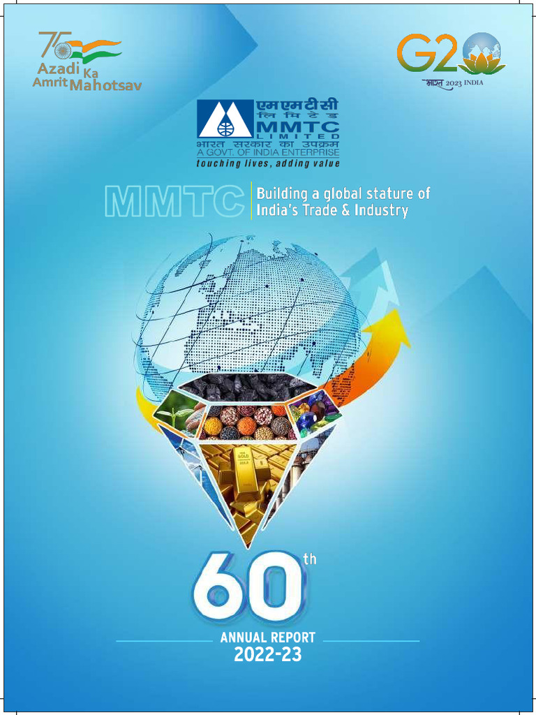 MMTC Limited 60th AGM Report 2023 | PDF | Electronic Voting | Login