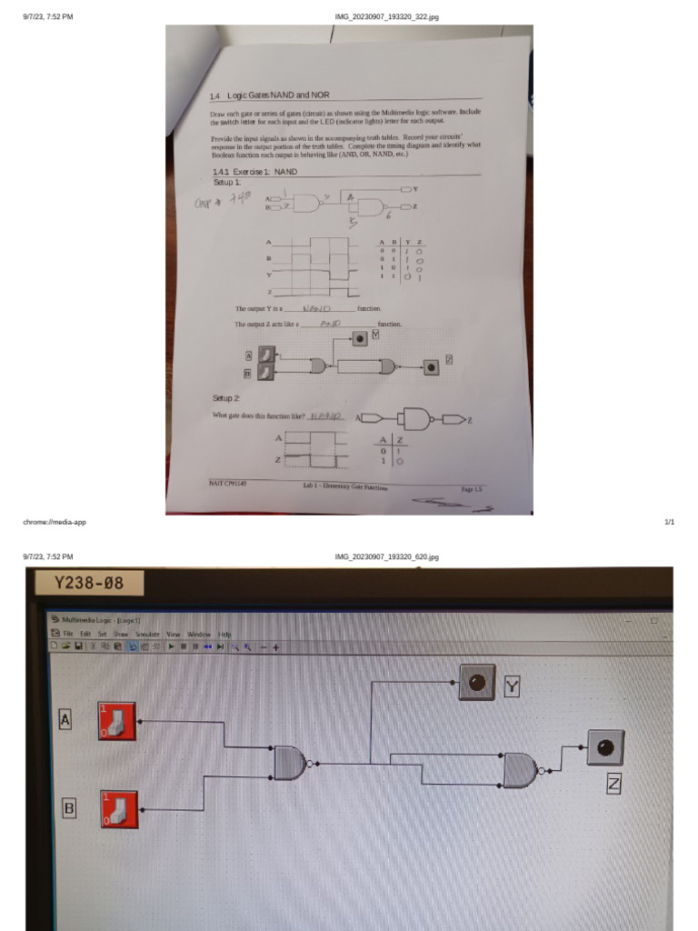 Elementary FUnctions Gate. Lab No.1 | PDF