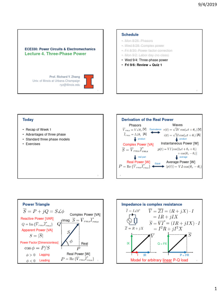 Three-Phase Power Fundamentals | PDF | Ac Power | Metrology