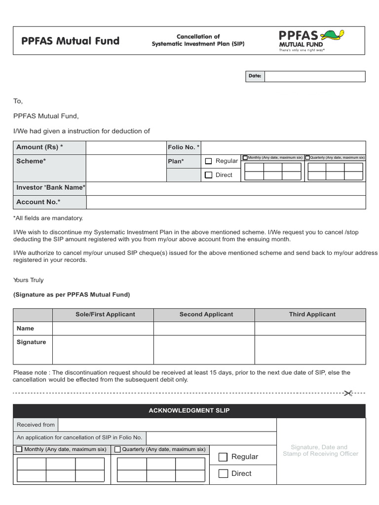 Sip cancellation pdf