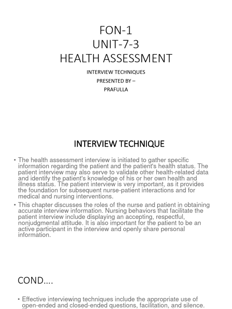 Health Assessment Pdf Nonverbal Communication Nursing