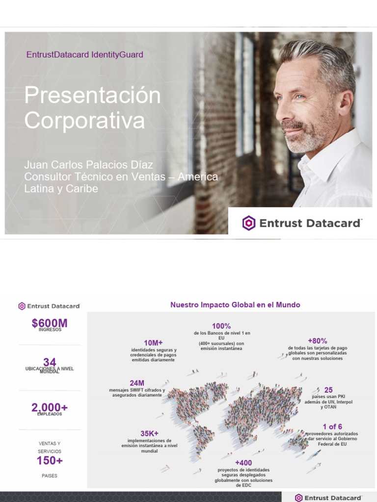Presentación Corporativa Entrust | PDF | Autenticación | Computación en ...