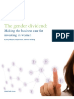 The Gender Dividend. Making The Business Case For Investing in Women