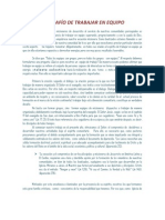 El Desafío de Trabajar en Equipo 2011