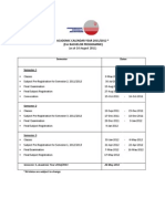 JPU Academic Calendar - Degree - 2011 12 11