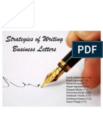 Strategies of Writing Business Letters