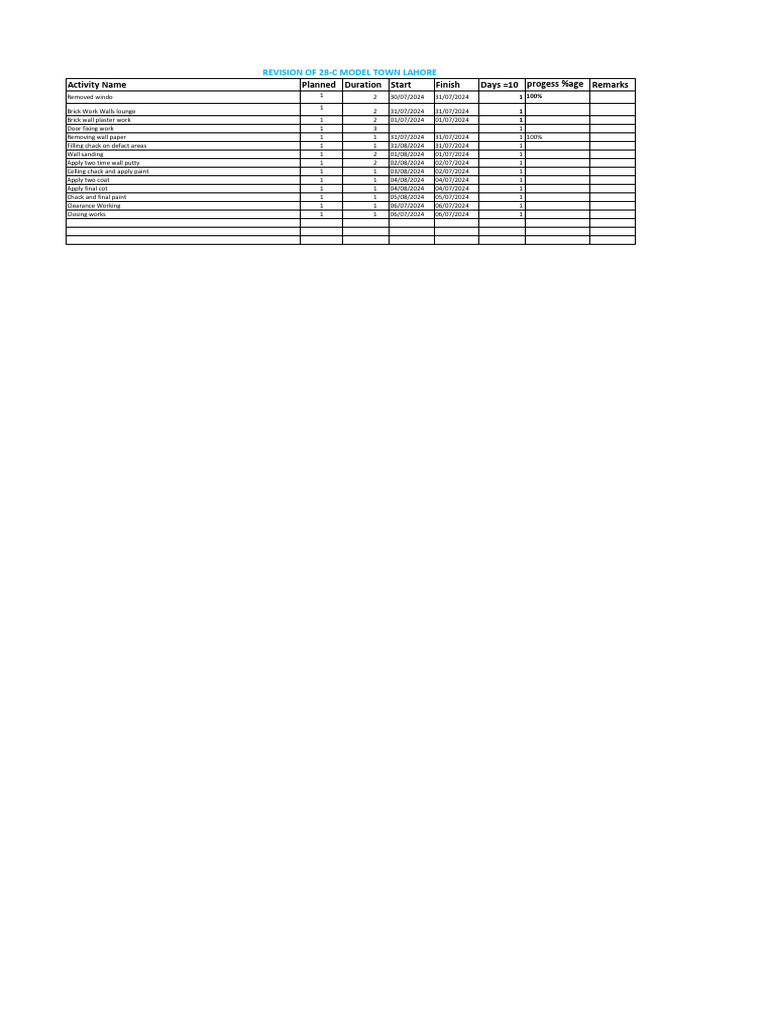 Working schedule 28c model town 30 07 24 pdf