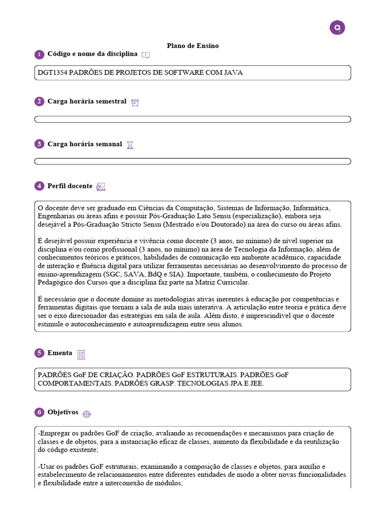 Padrões de Projetos em Java | PDF | Padrão de design de software ...