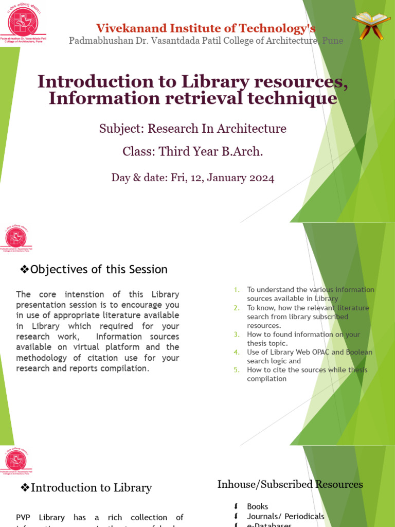 Introduction To Library and Information Retrival System | PDF ...