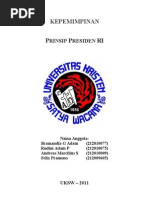 Download Prinsip Kepemimpinan Presiden RI by Bramandia Gilanglaksana Adam SN75474262 doc pdf