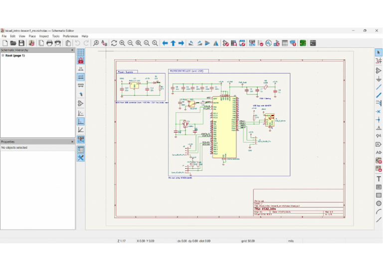 Kicad Intro Full Schematic Before Pcb Layout And Routing Pdf