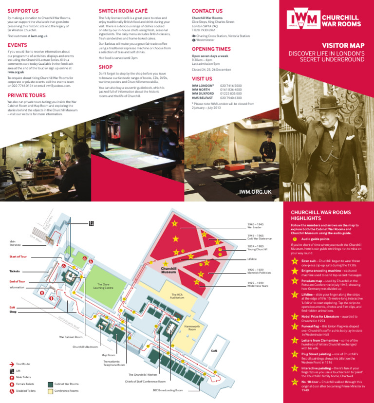 Churchill War Rooms Visitor Guide | PDF