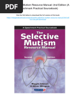 健康・医学 THE SELECTIVE MUTISM RESOURCE MANUAL The Selective Mutism Resource Manual: 2nd Edition (A