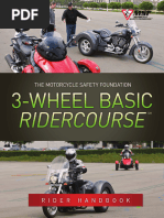 MSF Basic Rider Course Study Guide | PDF | Traffic | Motorcycle