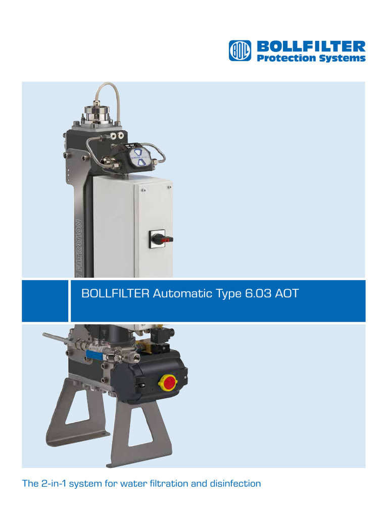 AOT Water Filtration & Disinfection System | PDF | Filtration | Valve