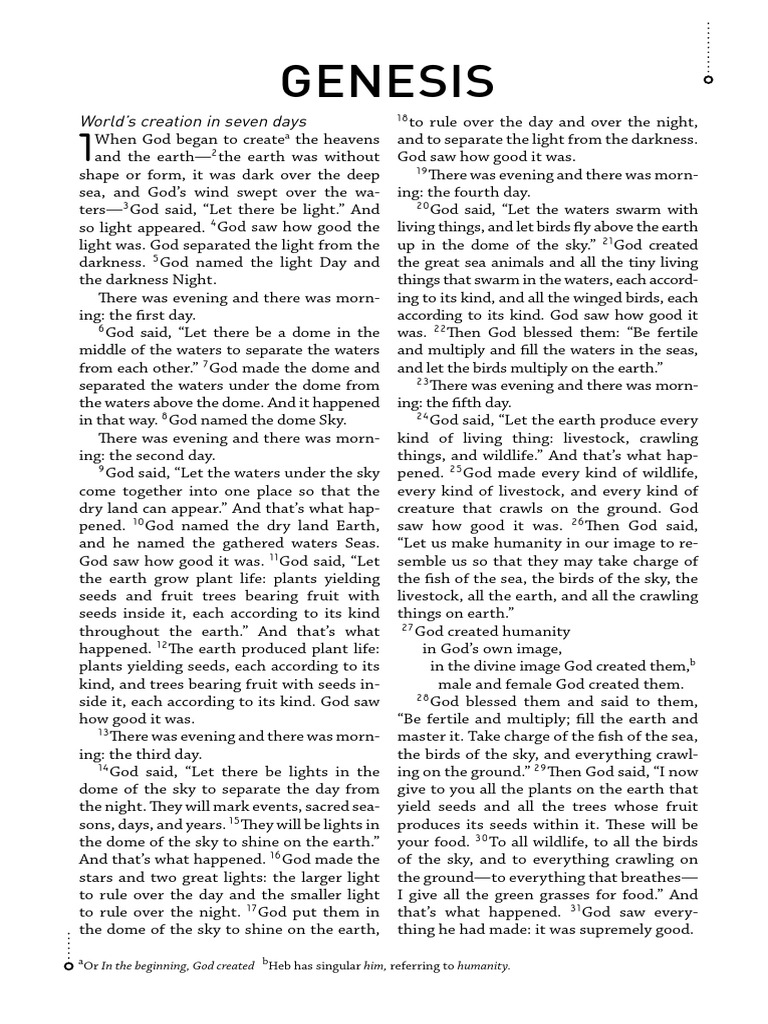 CEB GenesisNew | PDF | Noah | Sarah