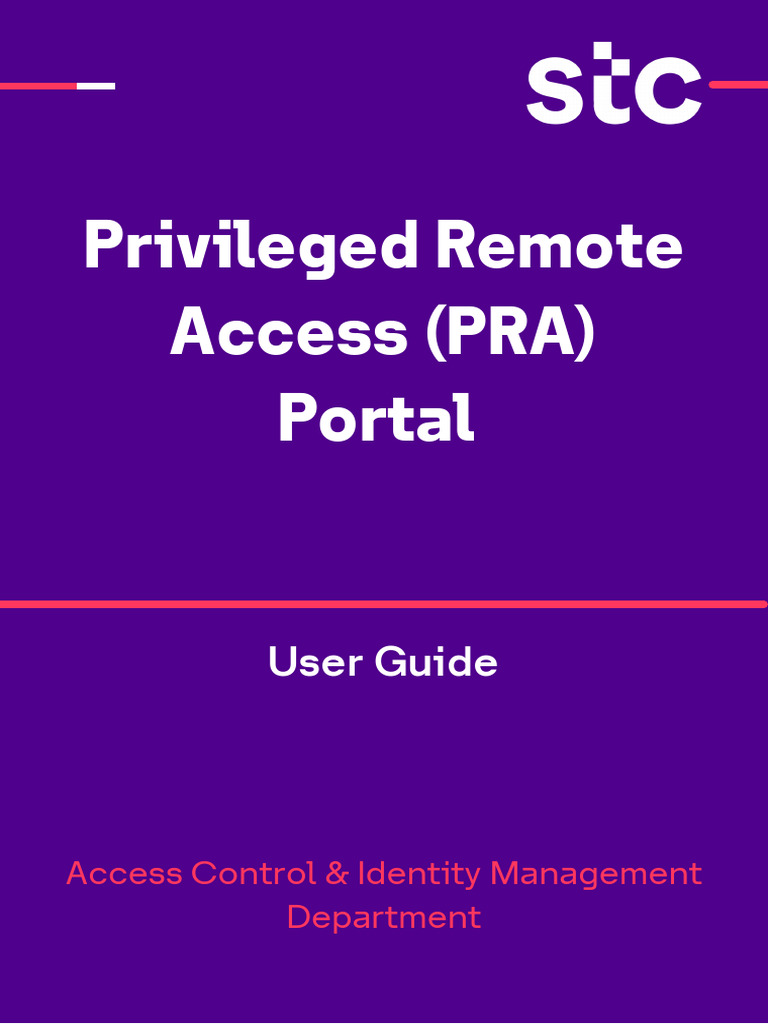 PRA Portal Access User Guide | PDF | User (Computing) | World Wide Web