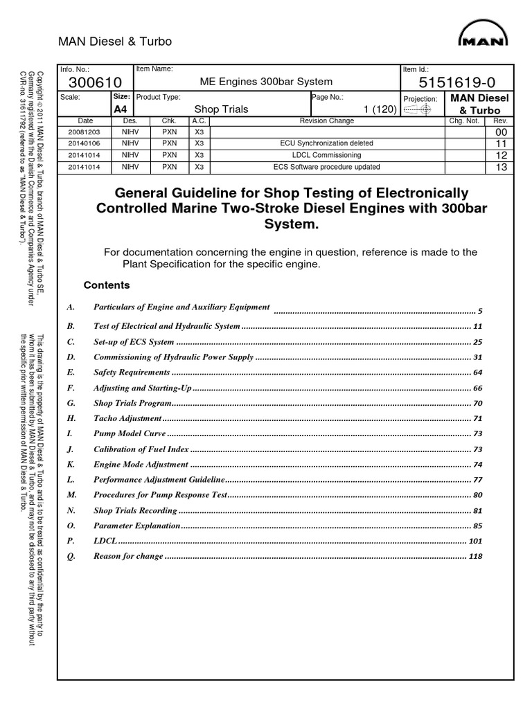 General Guideline For Shop Testing of Electronically Controlled Marine ...