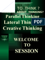How To Think ?: Parallel Thinking