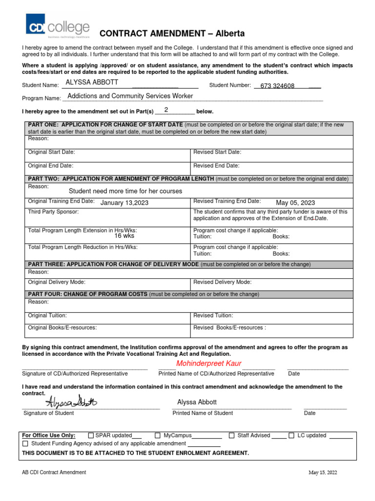 Ab cdi contract amendment form 0522 pdf