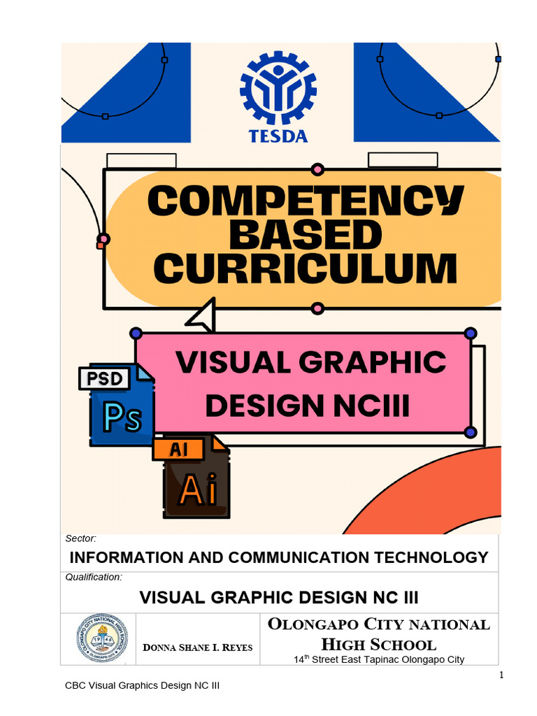 Visual Graphic Design NC III Curriculum | PDF | Page Layout | Communication