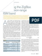 Estimating the ZigBee Transmission-range ISM Band