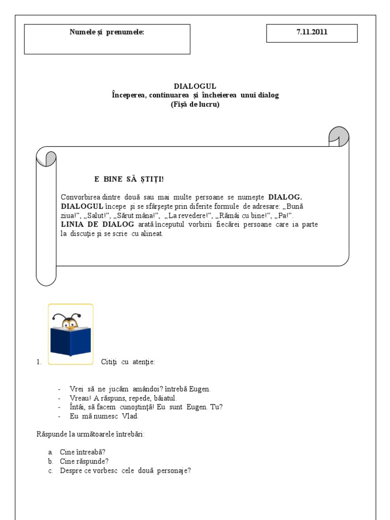 Dialogul | PDF